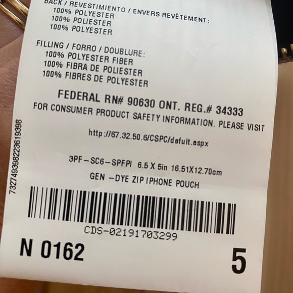 New No Tags Society6  Carry All Iphone Zipper Pouch Bag Clutch Ice cream Cones - Picture 5 of 6